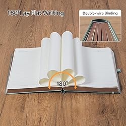ZXHQ A4 360 Pages Lined Journaling Notebooks with