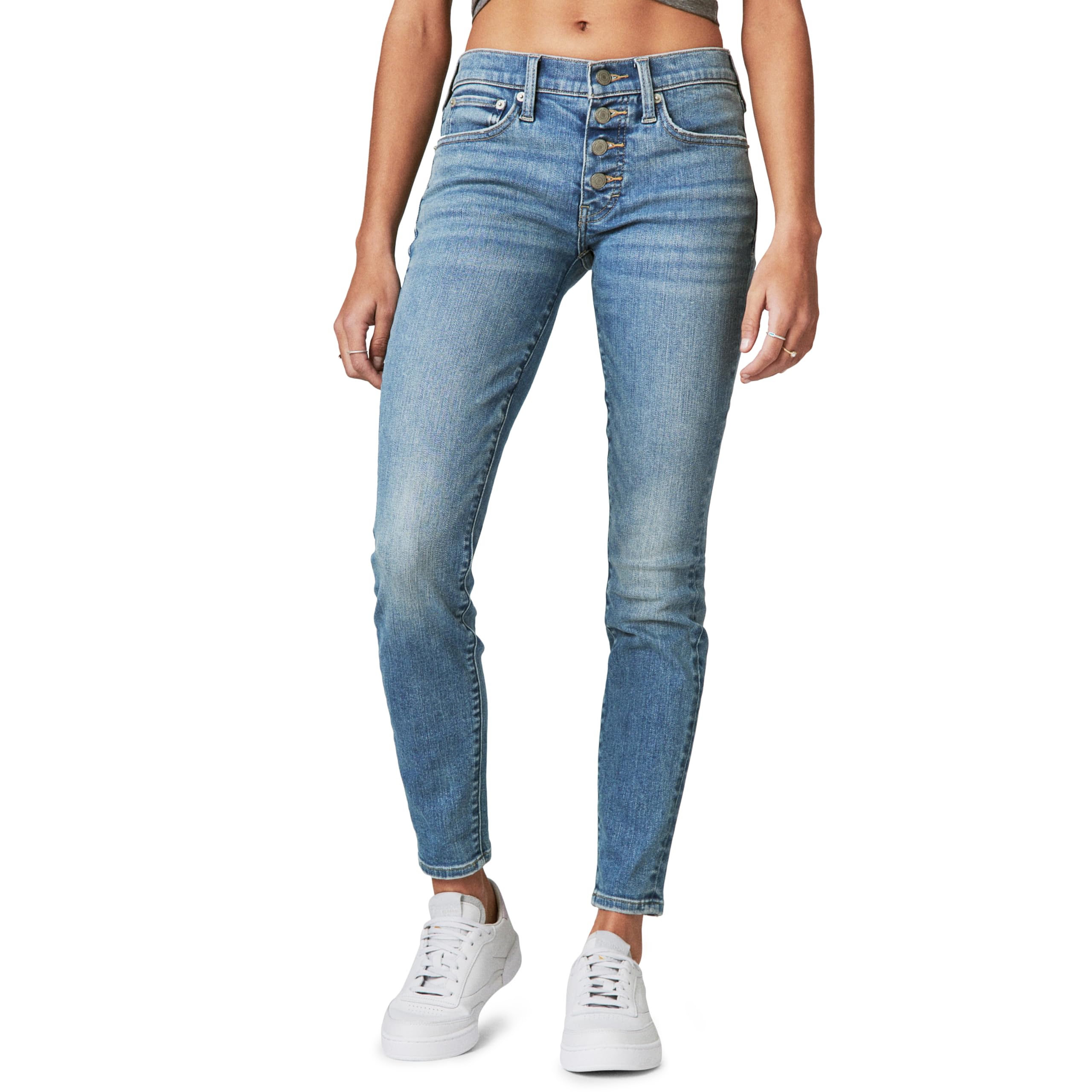 Lucky Brand womens Mid Rise Ava Skinny Jeans, Record Deal, 27-32 US