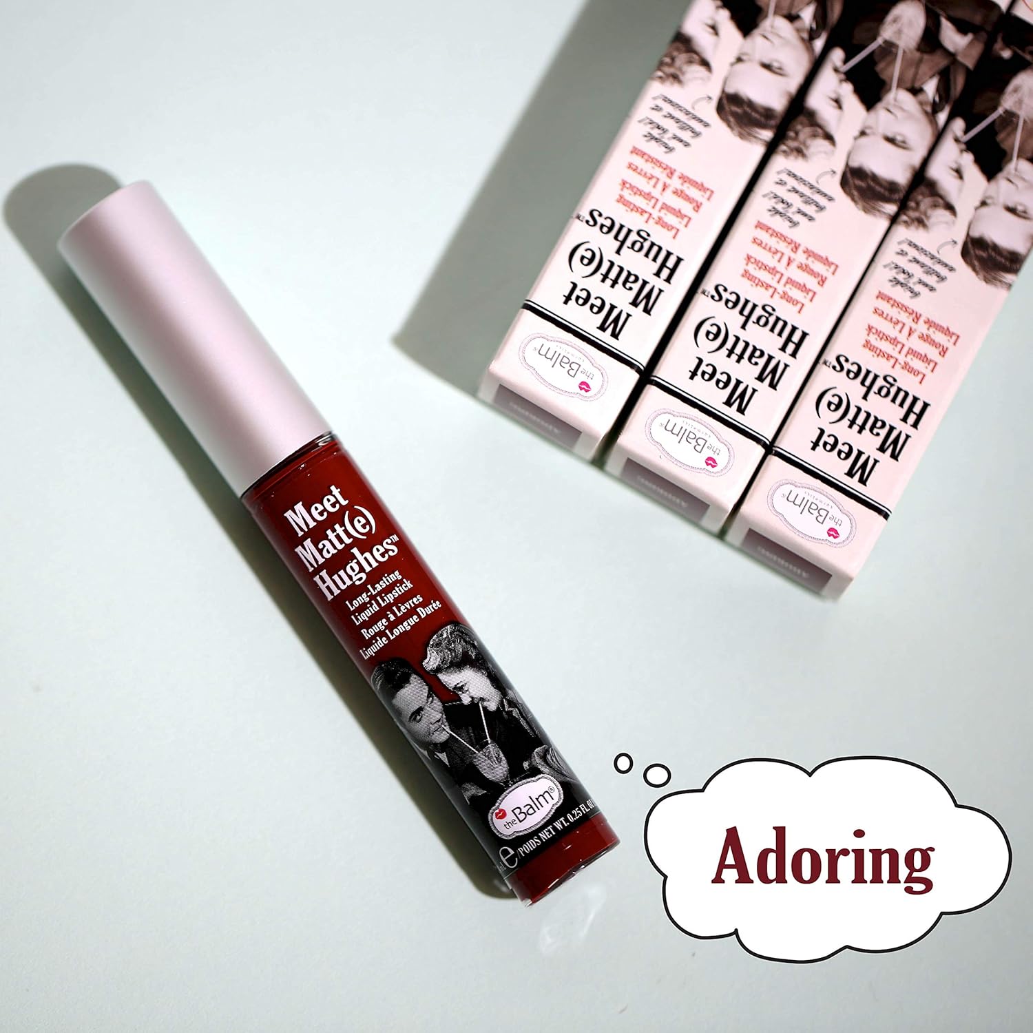 theBalm Meet Matt(e) Hughes Liquid Lipstick, Adoring 6.5 ml, 6.5 ml (Pack of 1) - Image 5