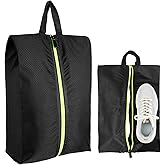 YBEATY Waterproof Shoes Bag Smell Proof Shoe Cleat Bag with Zipper and Handle Sport Shoes Storage Organizer Pouch for Gym Sports Travel Running Soccer Spikes Golf Tennis Baseball Work