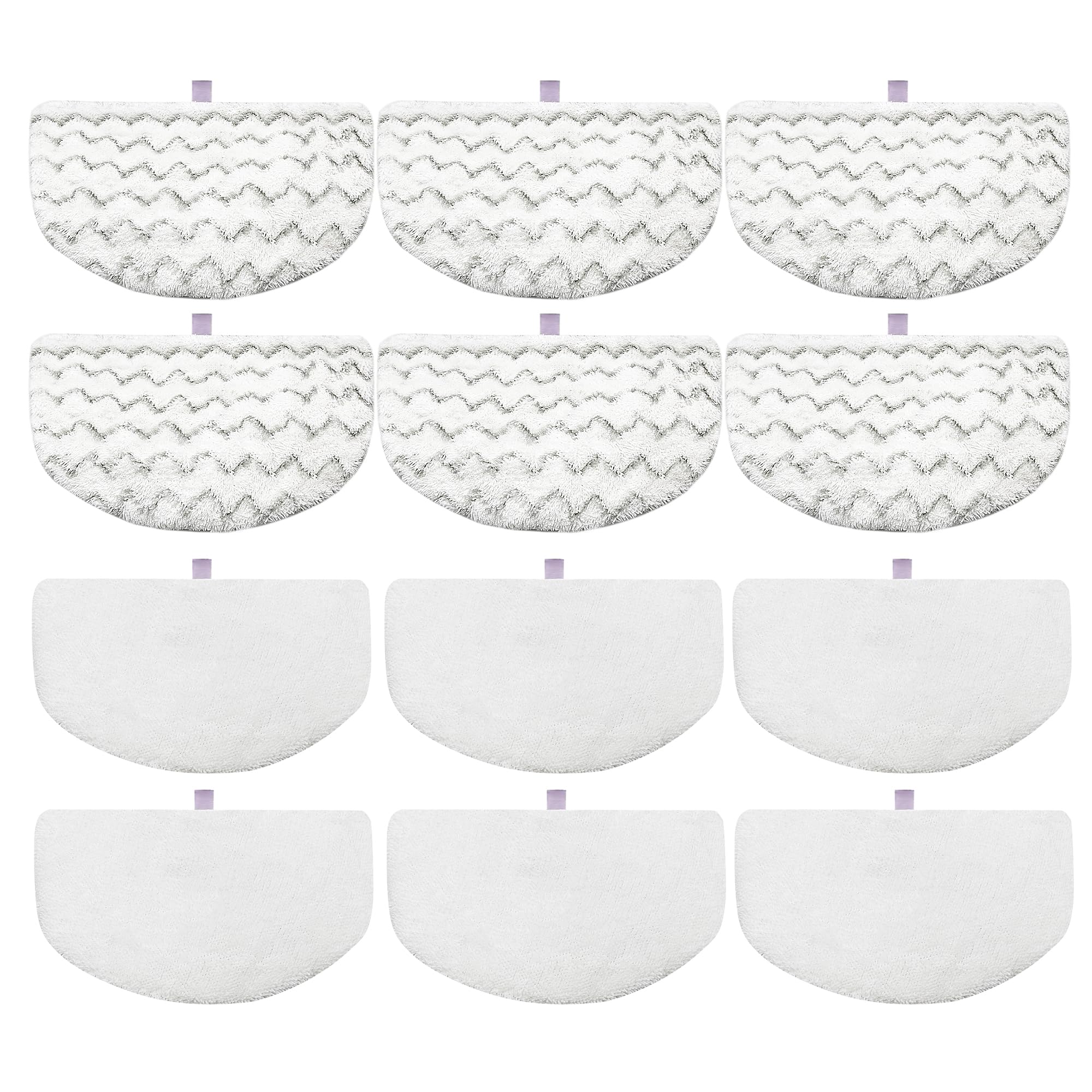 Photo 1 of 12 Pack 1940 1806 Steam Mop Pads Replacement for Bissell Powerfresh Steam Mop 1940 1440 1544 1806 2075 2181 2814, for Bissell Steam Mop Pads 19402 19404 19408 19409 1940A 1940W 2685A 2075A 5938