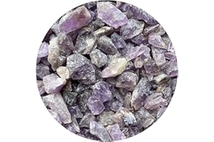 GAF TREASURES Small Rough Natural Stones, 0.25-1.25" Raw Crystals, Natural Rough Stones Amethyst, 5 Pounds