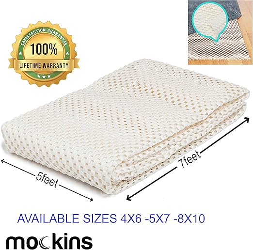 Amazon Com Mockins Premium Grip And Non Slip Rug Pad 5 X 7 Feet