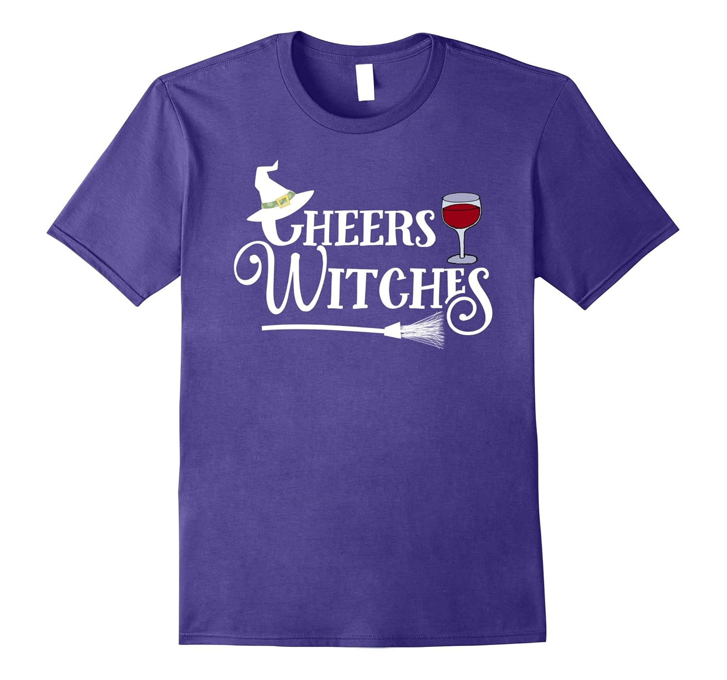 Cheers Witches! - Fun Witch Halloween Tee Shirt-Rose