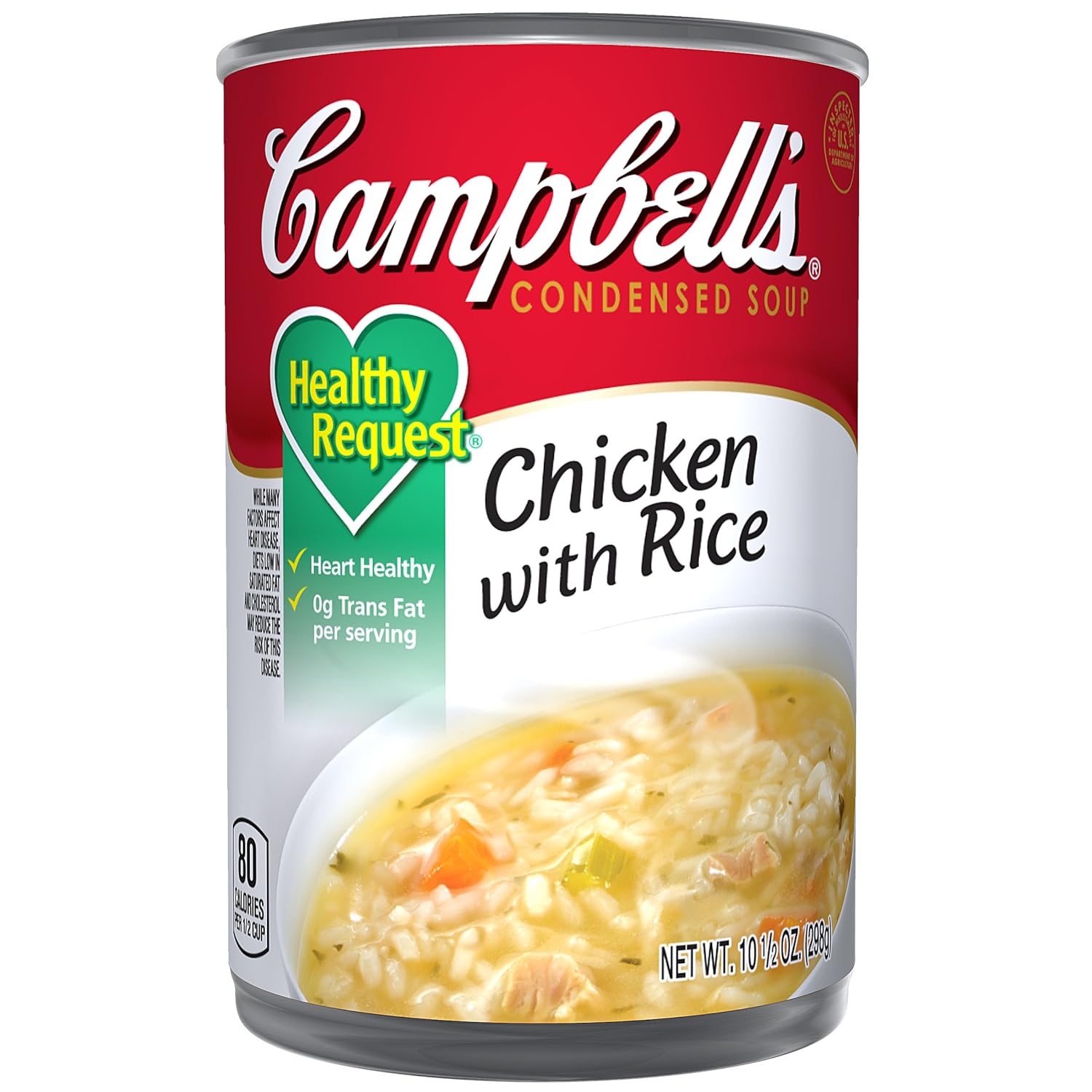 Amazon Com Campbell S Condensed Healthy Request Chicken With Rice Soup 10 5 Oz Can Grocery Gourmet Food