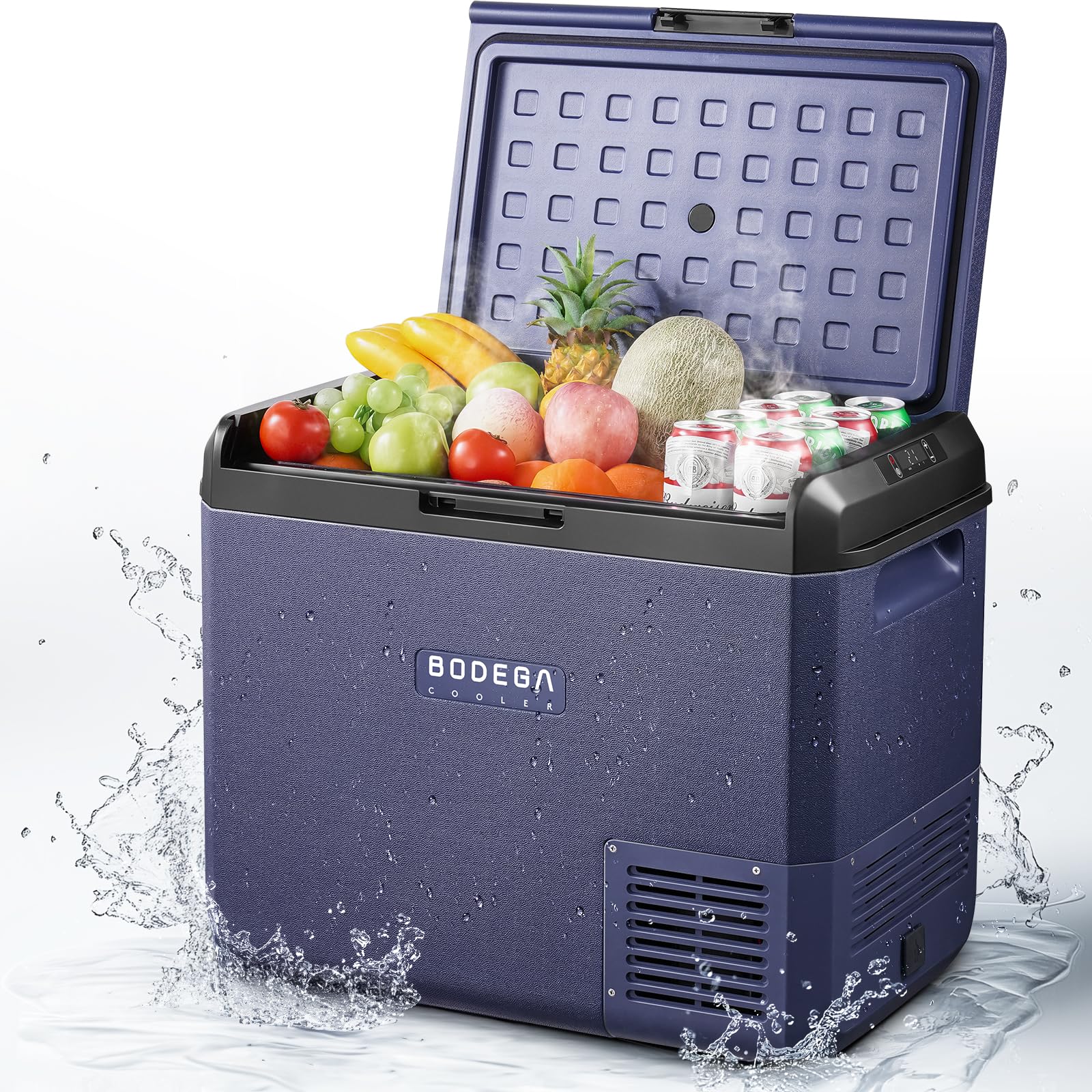 BODEGACOOLER 12v Car Refrigerator, 63QT(60L) IPX4