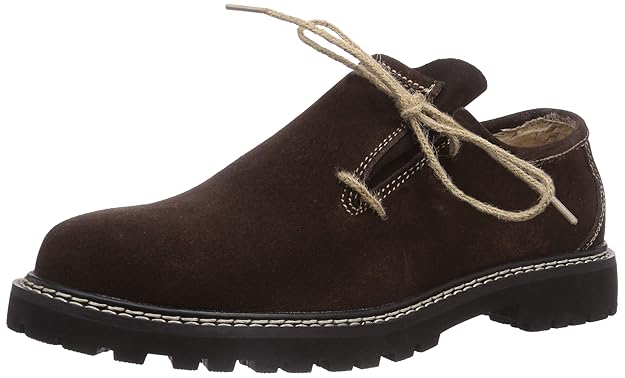 Fuchs Trachtenmoden Haferlschuh Herren Oxford Schnürhalbschuhe