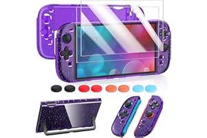 Clear Protective Case for Nintendo Switch 2 (2025), Transparent Slim Hard Shell for Switch 2 Accessories, Scratch & Shock Pro