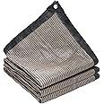 JXXXN 90% Shade Fabric Sun Shade Cloth, Shade Cloth with Grommets for Garden, Outdoor Patio, Pergola, Deck (Mocha, 10 x 10')