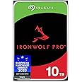 Seagate IronWolf Pro 10TB NAS Internal Hard Drive HDD –CMR 3.5 Inch SATA 6Gb/s 256MB Cache for RAID Network Attached Storage, Data Recovery Service – Frustration Free Packaging (ST10000NEZ008)