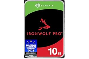 Seagate IronWolf Pro 10TB NAS Internal Hard Drive HDD –CMR 3.5 Inch SATA 6Gb/s 256MB Cache for RAID Network Attached Storage,