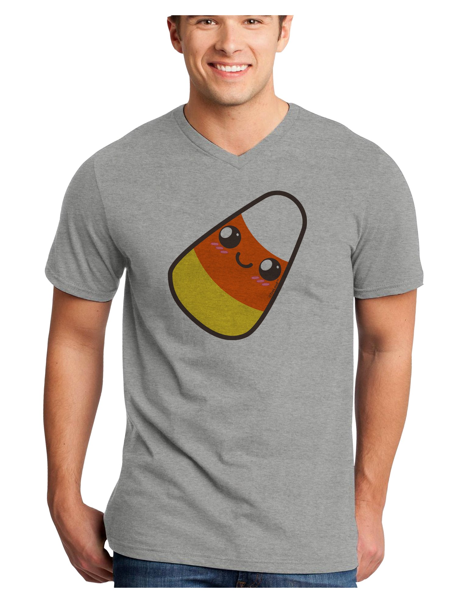 Cute Mother Candy Corn Family Halloween Adult T-shirt