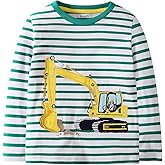 Frogwill Toddler Boys Excavator Long Sleeve Cartoon T Shirt Size 2-7 Years