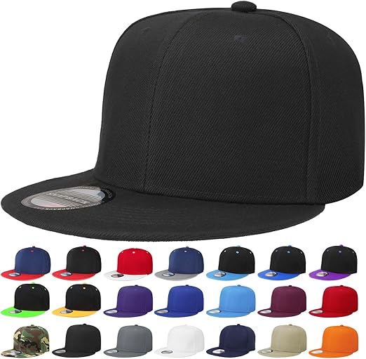 flat bill hats amazon