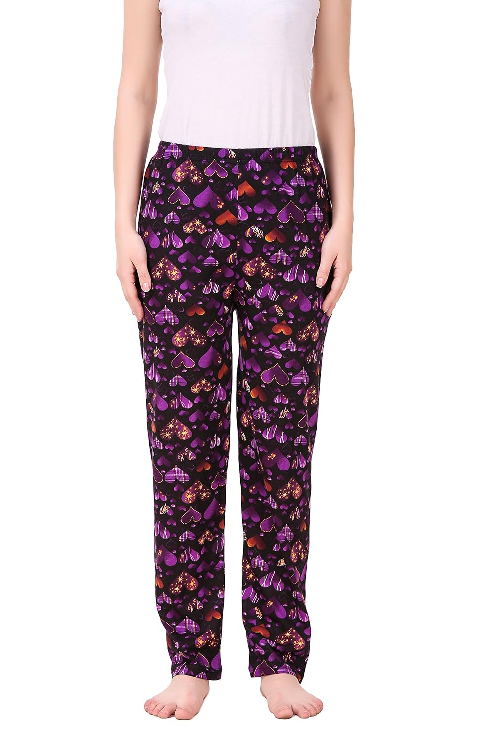 masha women's cotton printed multicolor pyjama