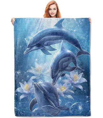 Peluche Delfín De 70 Cm | Animal Marino De Felpa Con Relleno De Algodón PP Para Niños