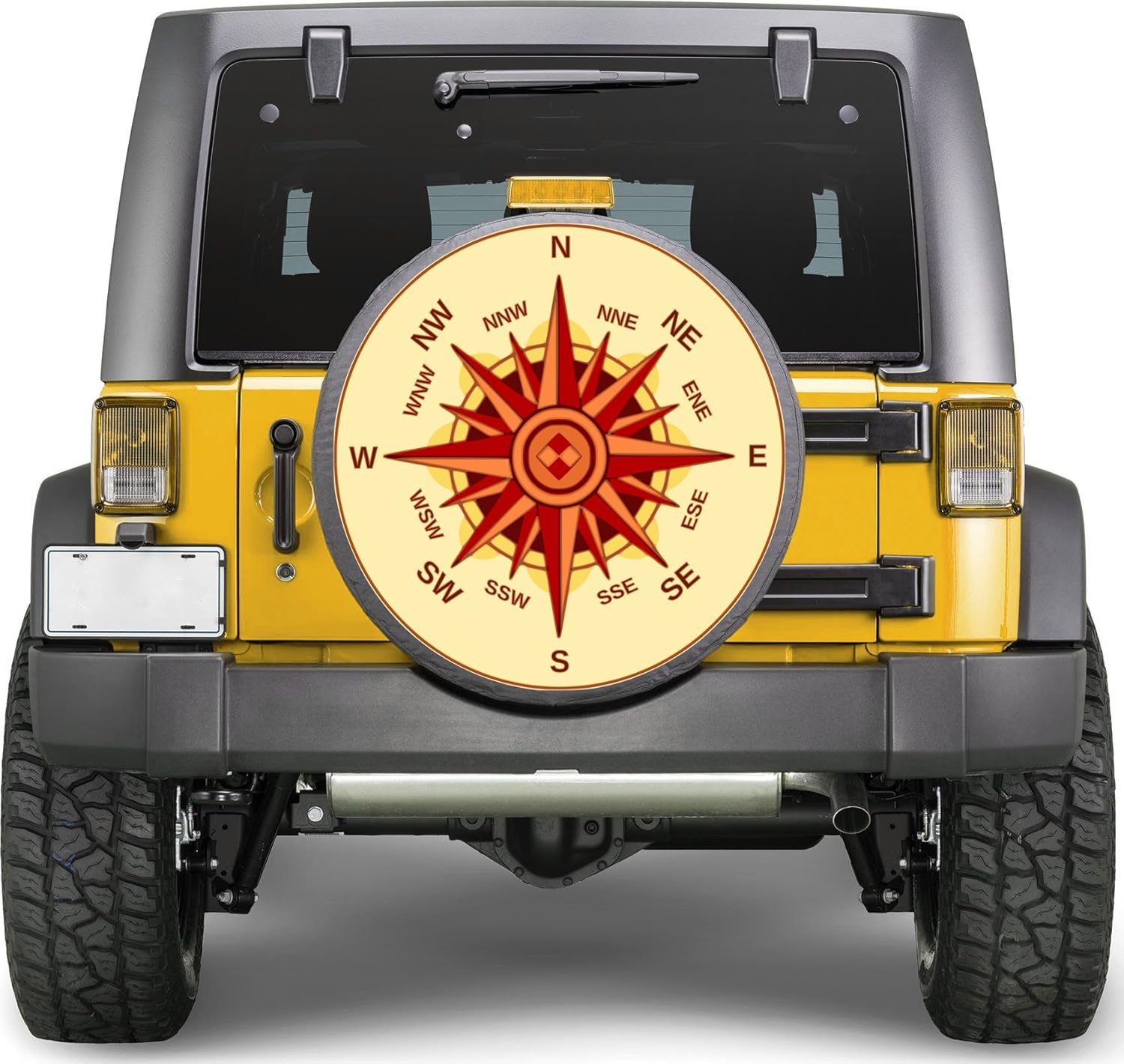 Amazon Com Msguide Spare Tire Cover Compass Wind Rose For Jeep Trailer
