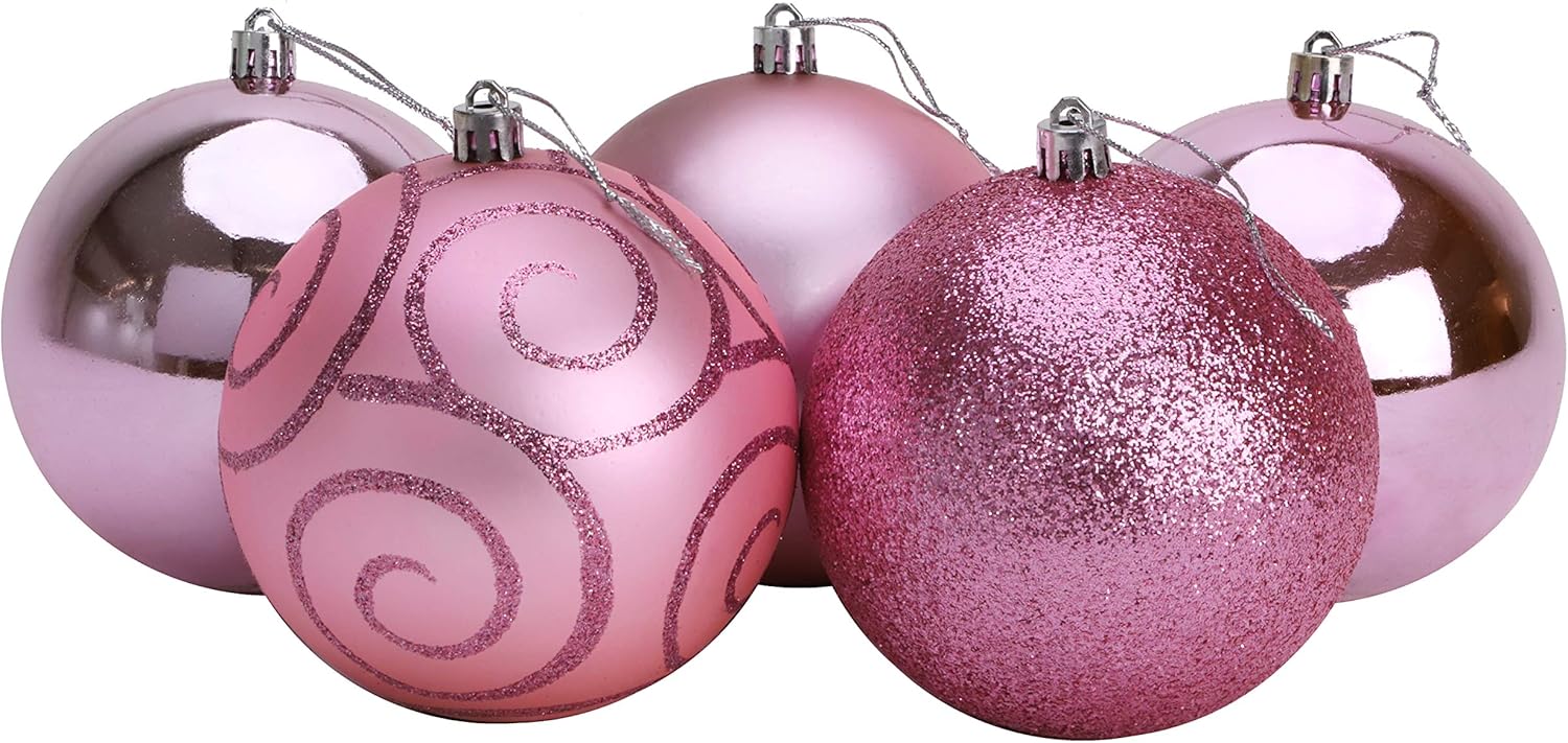 baby pink baubles