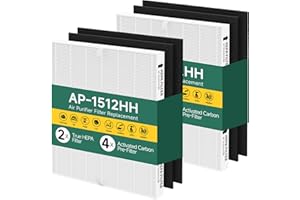AP-1512HH Air Purifier Replacement Filter Compatible with Coway Airmega AP-1512HH Air Purifier, Compared to Part #3304899, 2 