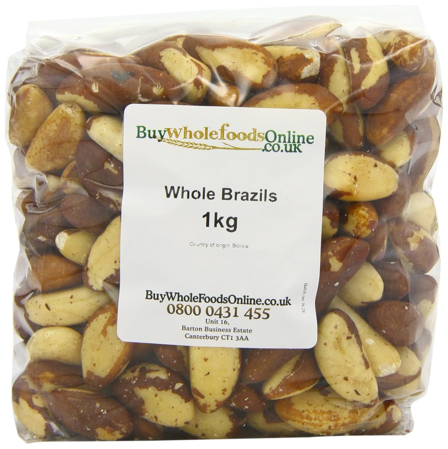Buy Whole Foods Brazil Nuts Whole 1 Kg eBay