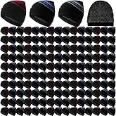 Tivi Tovo 150 Pcs Winter Beanie Hats Bulk Snow Ski Cap Unisex Beanie Knitted Fleece Lined Cold Weather Hats Warm Thick Thermal Knit Skull Cap for Women Men Homeless