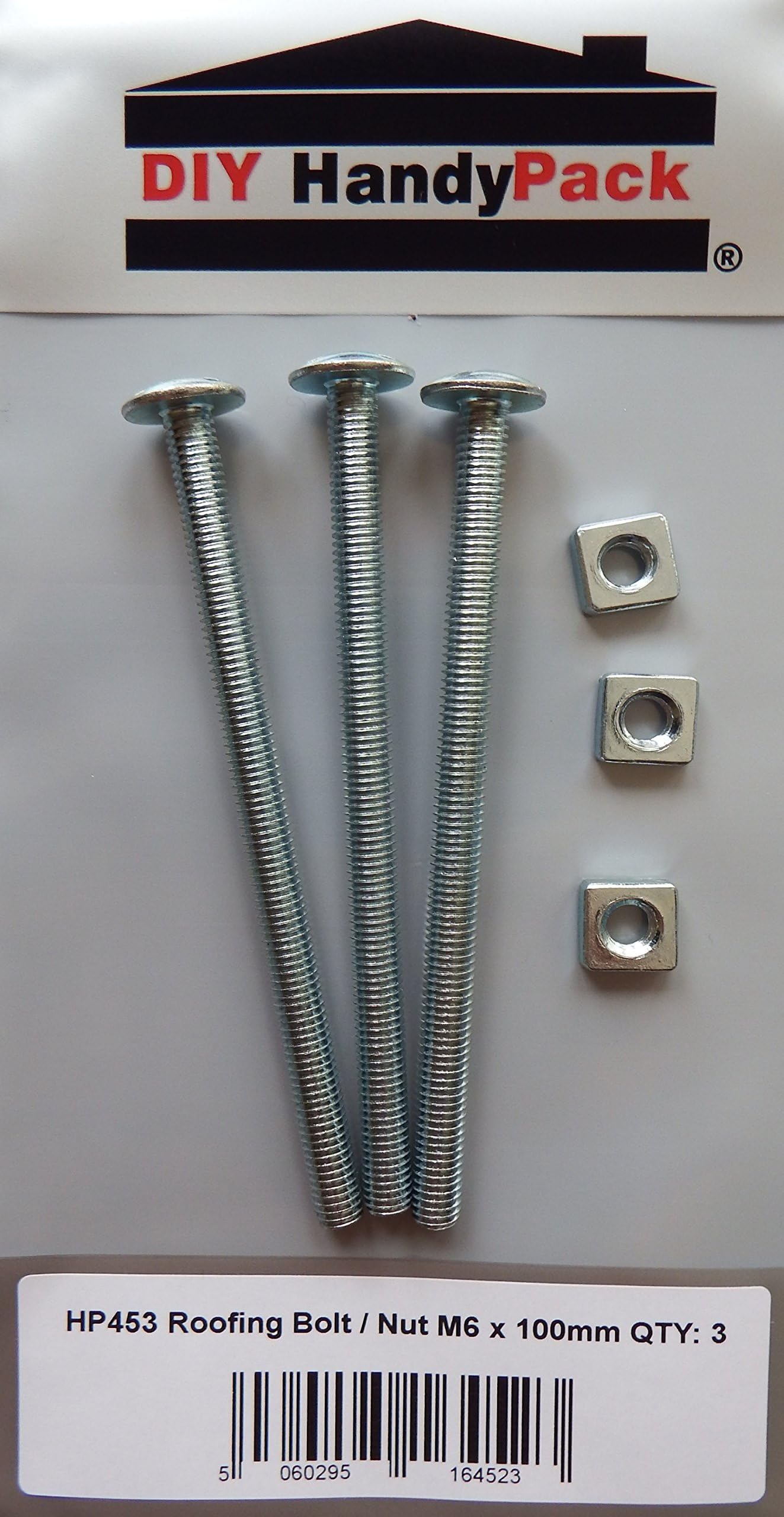 DIY HandyPack - Metal Roofing Bolts & Nuts M6 x 100mm