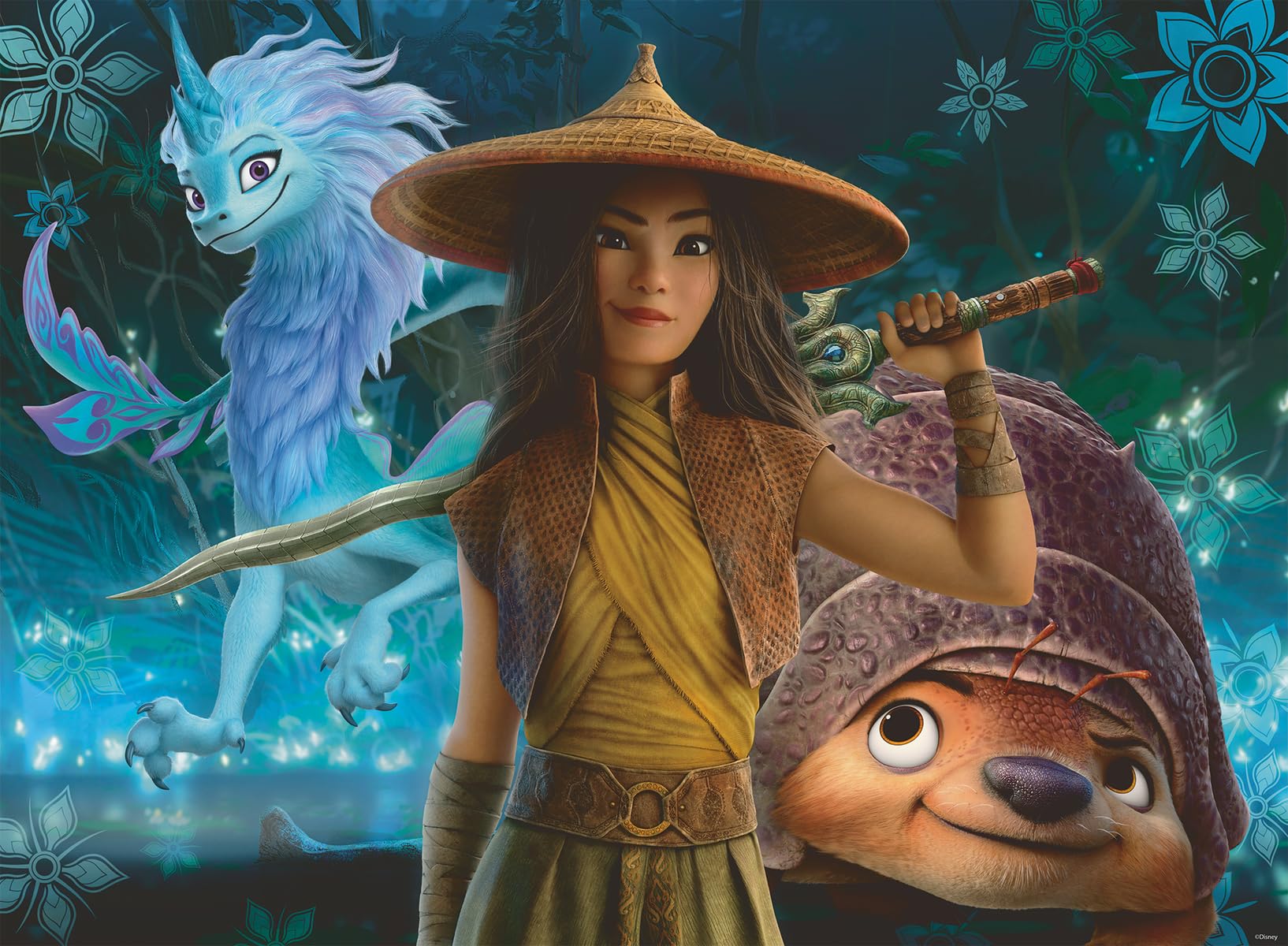 Ravensburger Raya & The Last Dragon - 200 piece Jigsaw Puzzle with Extra Large Pieces for Kids age 8 years and up