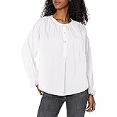 Velvet by Graham & Spencer Women's Jacoba Cotton Poplin Blouse