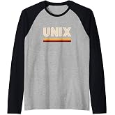UNIX Programmer Tee - Coder Software Engineer - Developer Raglan Baseball Tee