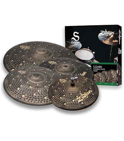 Amazon.com: Zildjian SD4680 S Dark Cymbal Pack Bundle with Cymbal