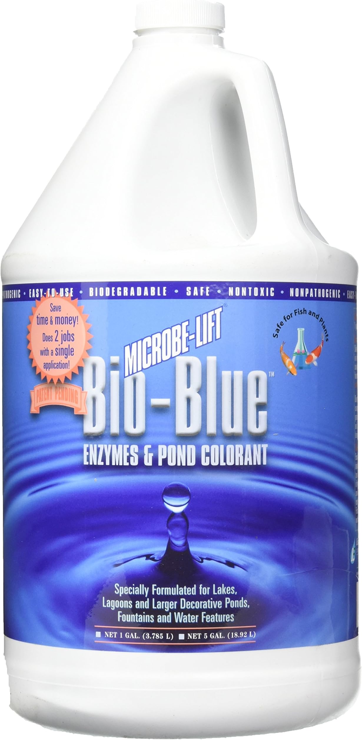 ECOLOGICAL LABS MLBBG4 1-Gallon Microbe-Lift Bio-Blue