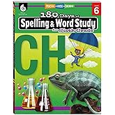 180 Days™: Reading, Vocabulary/Language for 6th Grade Practice Workbook for Classroom and Home, Cool and Fun Practice Created by Teachers