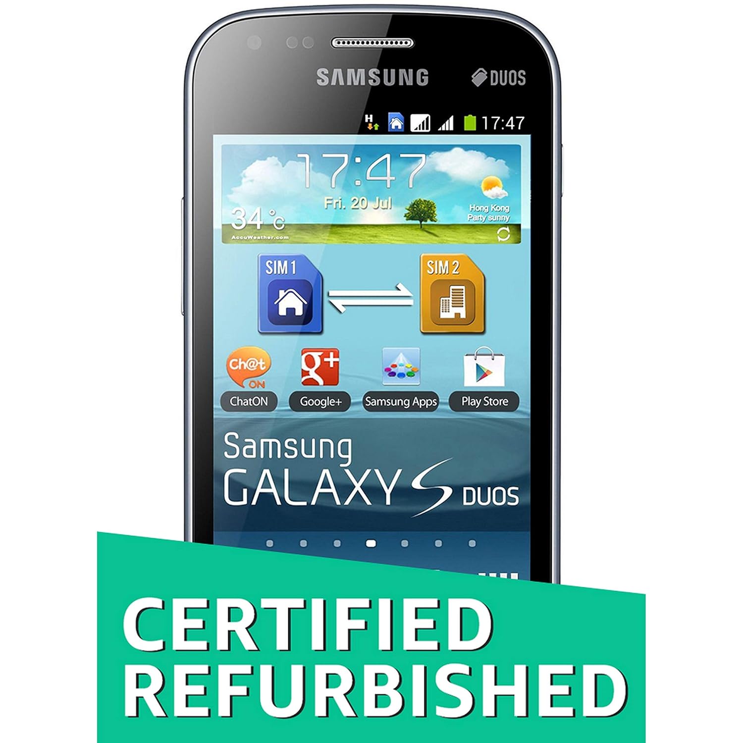 (Certified REFURBISHED) Samsung Galaxy S Duos GT-S7562 (Black): Amazon.in:  Electronics