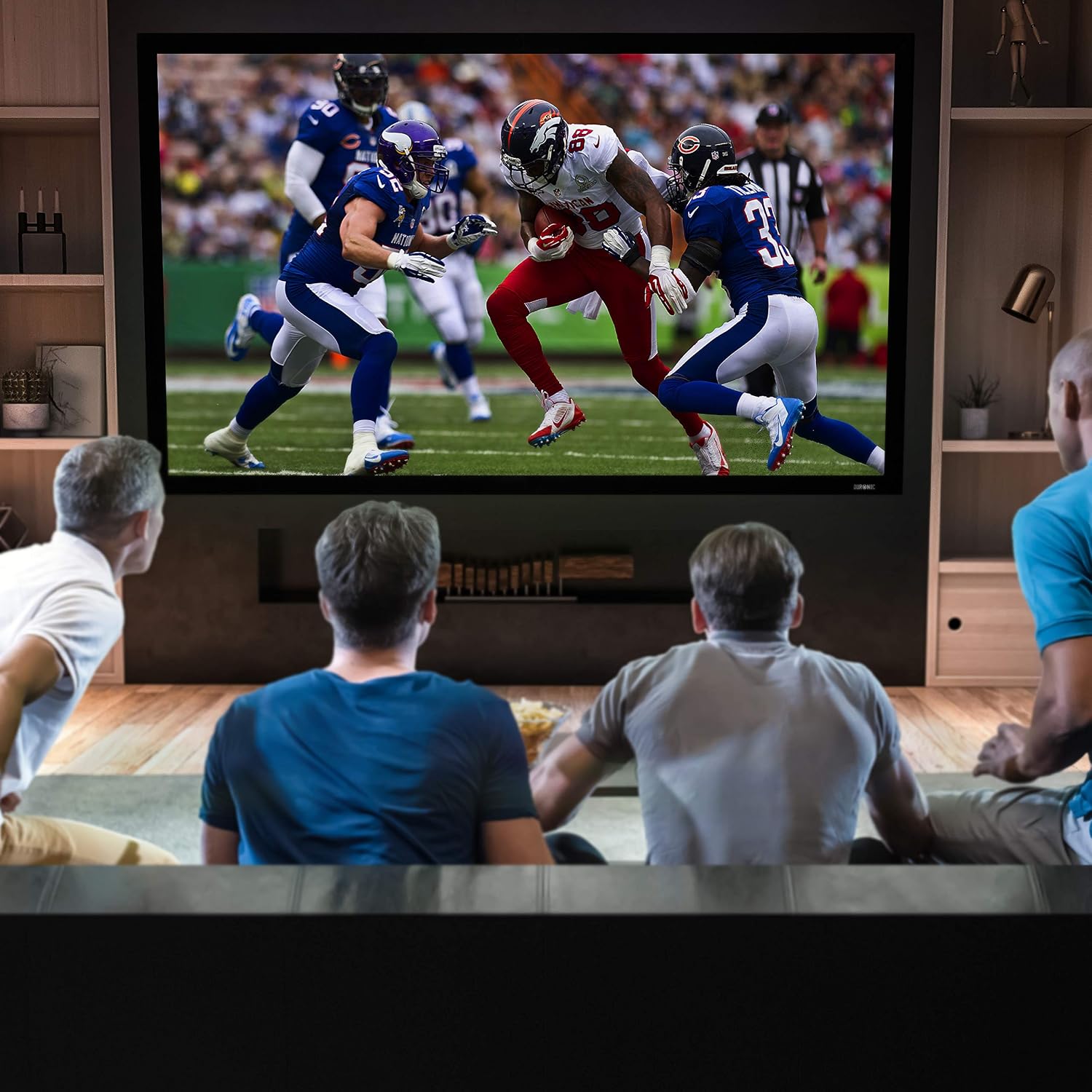 Duronic Projector Screen FFPS92/169 Wall Mountable HD Projection Screens, 92” Fixed Frame Movie Screen - Image 5