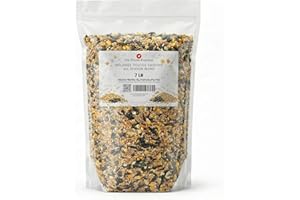 Ma Poule Express - Proudly Canadian Bird Feed – 3.18kg | Wild Bird Seed Mix | Premium Bird Food for Feeders | Sunflower, Mill
