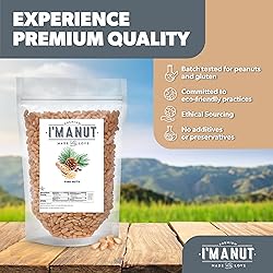 Premium Raw Pine Nuts 8oz Non-GMO, No Additives