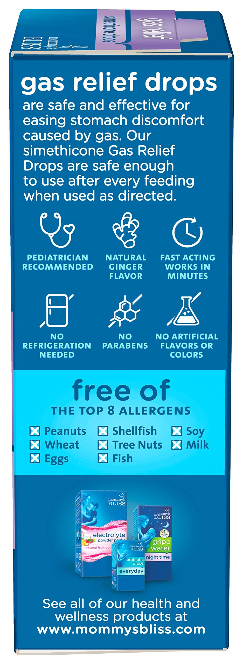 Mommy's Bliss - Gas Relief Drops - 1 FL OZ Bottle