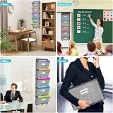 VERONLY Over the Door File Organizer 5 Large Pockets 50.39 Tall view 3