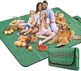 SOMIYAMI Tartan Picnic Blanket Waterproof 150 x 200 cm Green