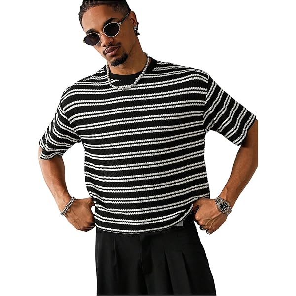 Verdusa Oversized Tshirts for Men Drop Shoulder Summer Baggy
