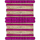 Aheli Silk Thread Kundan Green Studded Bangle Chuda Chura Set Jewelry Gift for Women