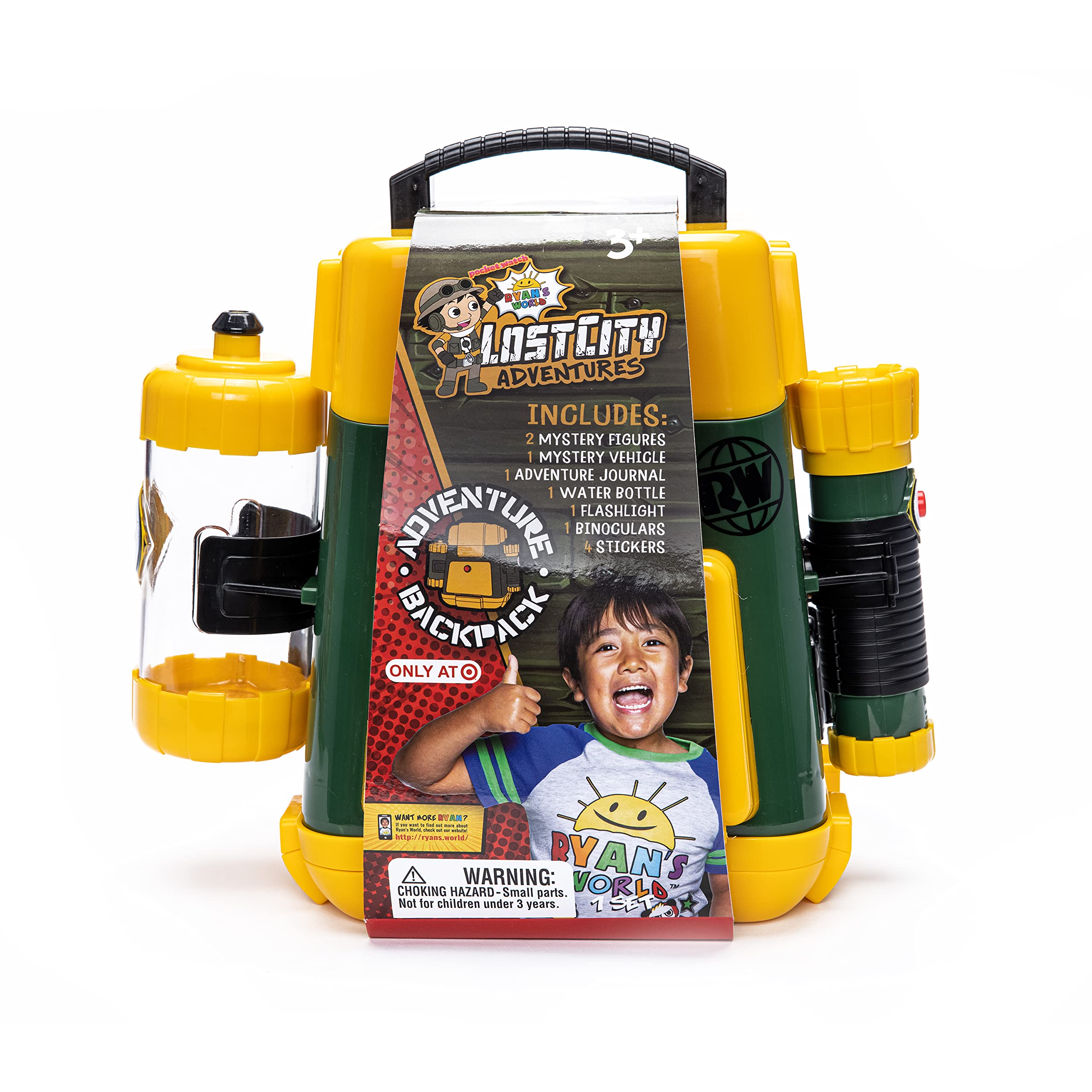 Ryan's World 919640.002 Lost City Adventure Backpack, Multicolor