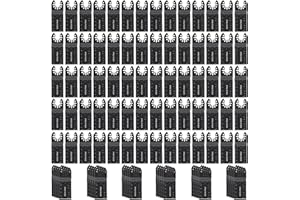 CaRoller 100Pcs Oscillating Saw Blades, Universal Oscillating Tool Blades, Multi Tool Blades Kits for Wood Plastics Metal,Quick Release Blades for Dewalt Ryobi Bosch Milwaukee