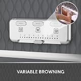Breville Curve 4 Slice Toaster High Lift Wide Slots Grey Chrome VTR013 view 4