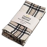 Country Maison Cloth Napkins | Pack of 6 Dinner Napkins | 18”X18” | 100% Cotton Cocktail Napkins | Table Napkins | Blue Nauti