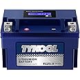 TYKOOL YTX12-BS Lithium LiFePO4 Motorcycle Battery,12V 6Ah,360CCA,Built in BMS,Powersports Battery,for ATV, UTV,Scooter,Jet Ski, Snowmobile,Quad, Riding Lawn Mower, Tractor,Polaris Battery