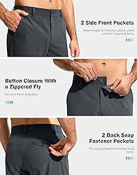 G Gradual Mens Golf Pants Stretch Dress Casual