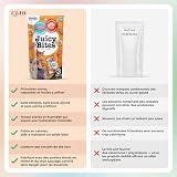 INABA Juicy Bites Cat Treat Fish & Clam 3 x 33g Soft Moist Snack view 4