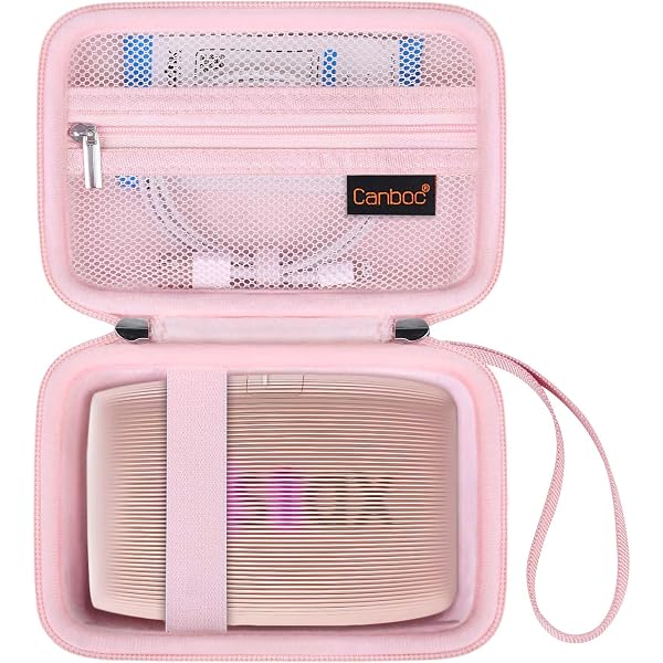 Funda Transparente Con Correa Para Fujifilm Instax Mini Link 3 - Rígida, Protectora Y Con Estilo Arcoíris