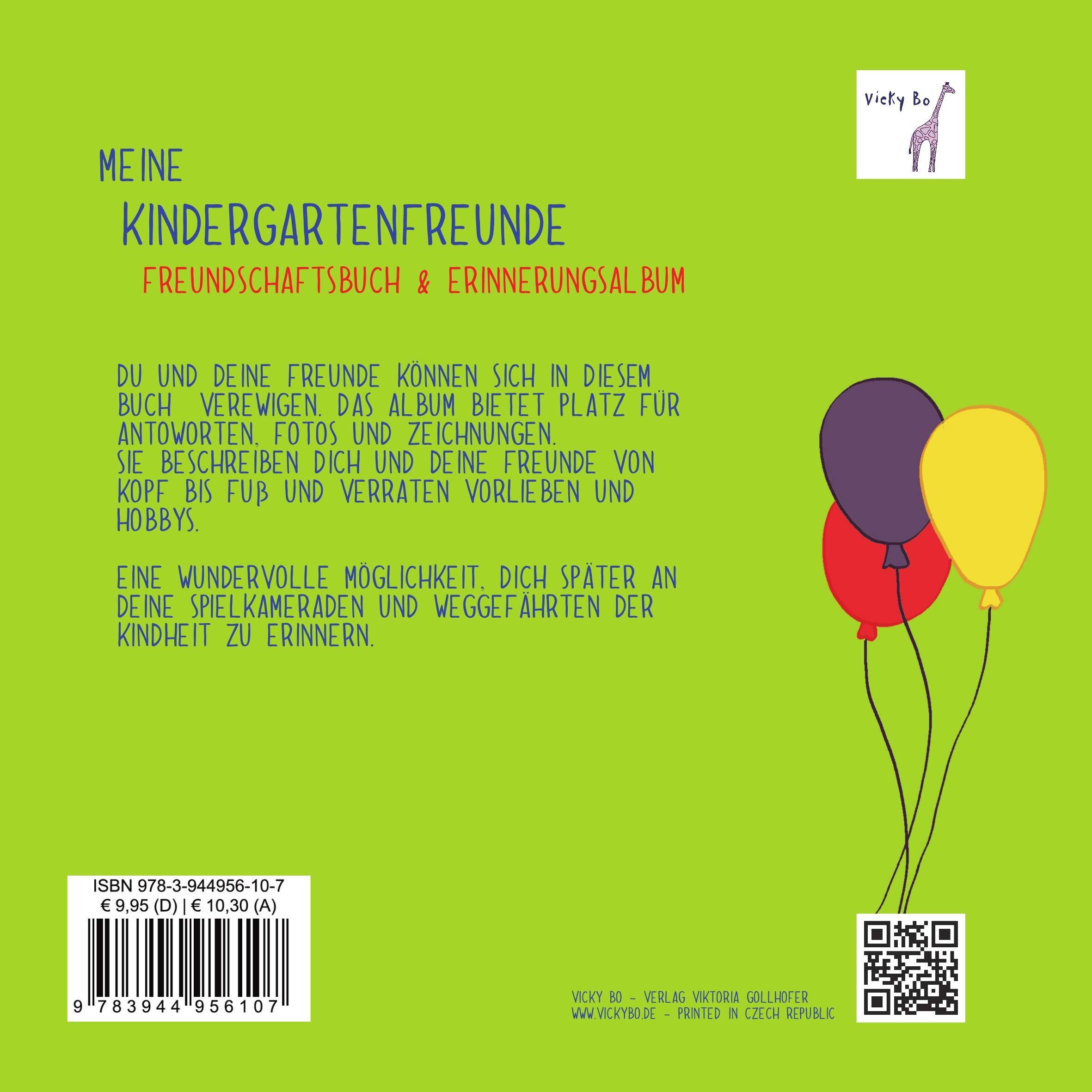 Meine Kindergarten Freunde Vicky Bo S Freundschaftsbuch Und Erinnerungsalbum Amazon De Vicky Bo Bucher Von Vicky Bo Vicky Bos Bucher